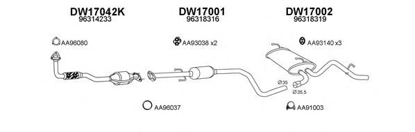 Система выпуска ОГ VENEPORTE 170011
