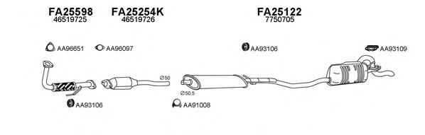 Система выпуска ОГ VENEPORTE 250134
