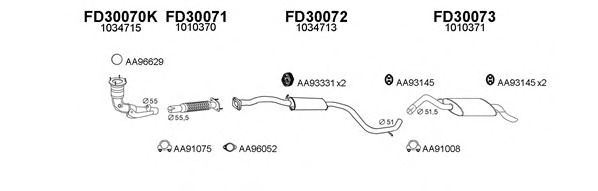 Система выпуска ОГ VENEPORTE 300396