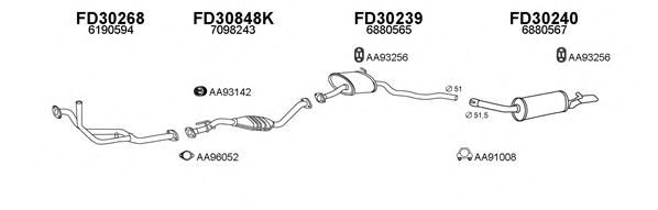 Система выпуска ОГ VENEPORTE 300454