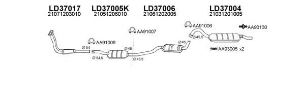 Система выпуска ОГ VENEPORTE 370002