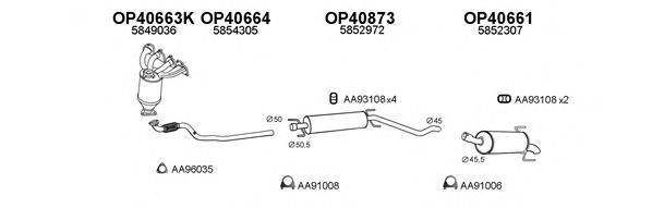 Система выпуска ОГ VENEPORTE 400373