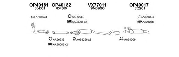 Система выпуска ОГ VENEPORTE 400483