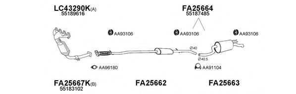 Система выпуска ОГ VENEPORTE 430068