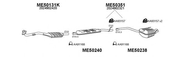 Система выпуска ОГ VENEPORTE 500065