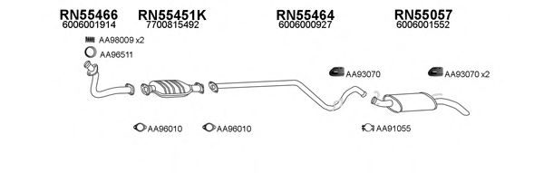 Система выпуска ОГ VENEPORTE 550119