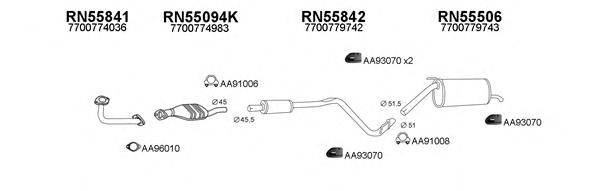 Система выпуска ОГ VENEPORTE 550305