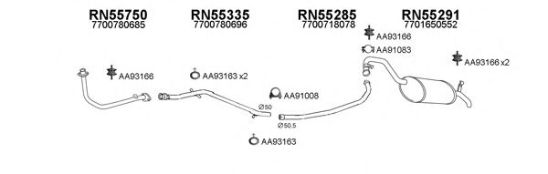 Система выпуска ОГ VENEPORTE 550319