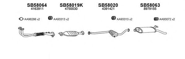 Система выпуска ОГ VENEPORTE 580041