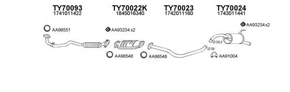 Система выпуска ОГ VENEPORTE 700083