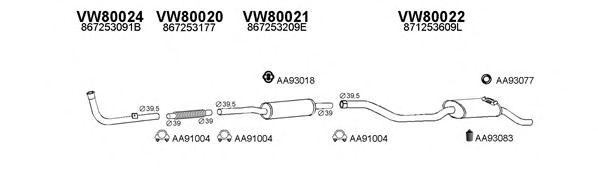 Система выпуска ОГ VENEPORTE 800162