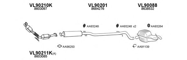 Система выпуска ОГ VENEPORTE 900066