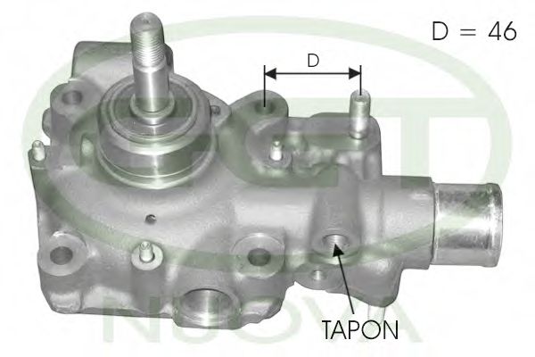 Водяной насос GGT PA11242