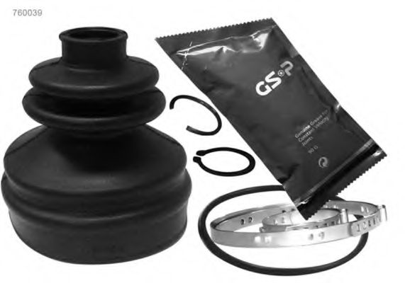 Монтажный комплект, сильфон приводного вала GSP 760039