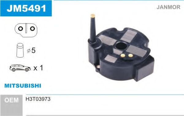 Катушка зажигания JANMOR JM5491