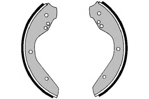 Комплект тормозных колодок RAICAM 2390