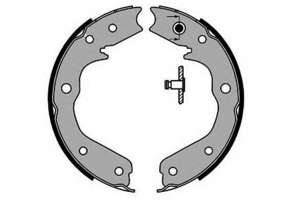 Комплект тормозных колодок RAICAM 2885