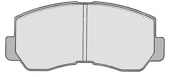 Комплект тормозных колодок, дисковый тормоз RAICAM 4910