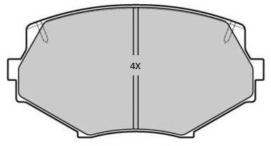 Комплект тормозных колодок, дисковый тормоз FREMAX FBP-1813