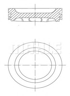 Поршень PERFECT CIRCLE 56 02738 0