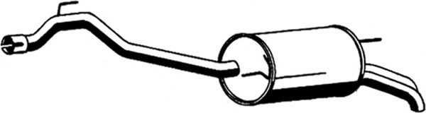 Глушитель выхлопных газов конечный ASMET 04070