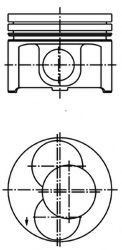 Поршень KOLBENSCHMIDT 40092700