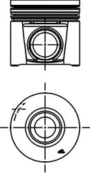 Поршень KOLBENSCHMIDT 40285600