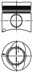 Поршень KOLBENSCHMIDT 40667600