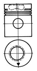 Поршень KOLBENSCHMIDT 11019