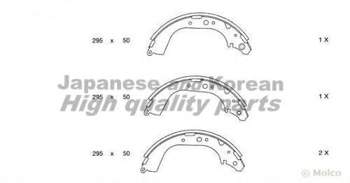 Комплект тормозных колодок ASHUKI 1050-9302