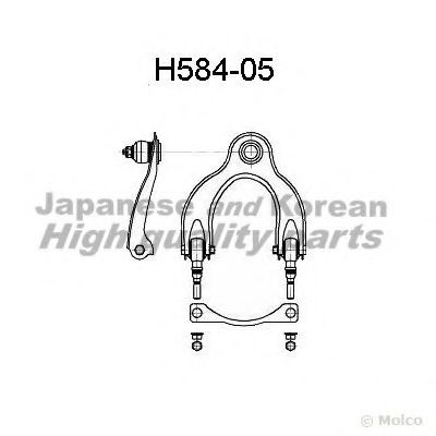 Рычаг независимой подвески колеса, подвеска колеса ASHUKI H584-05