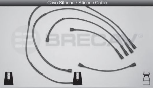 Комплект проводов зажигания BRECAV 05402