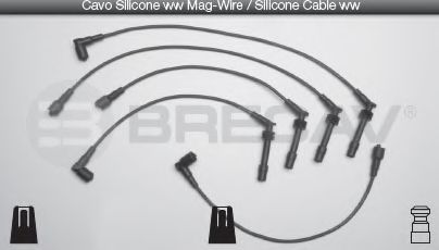 Комплект проводов зажигания BRECAV 09558