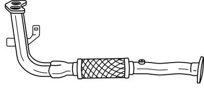 Труба выхлопного газа SIGAM 24109