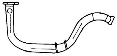 Труба выхлопного газа ANSA 301222