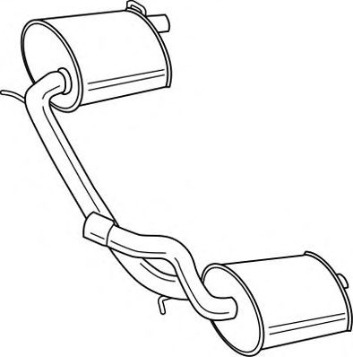 Глушитель выхлопных газов конечный SIGAM 53644