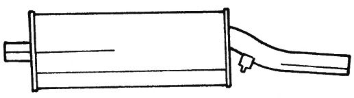 Глушитель выхлопных газов конечный SIGAM 60606