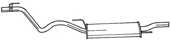 Глушитель выхлопных газов конечный MTS 64710