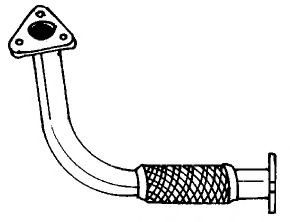 Труба выхлопного газа MTS 18410