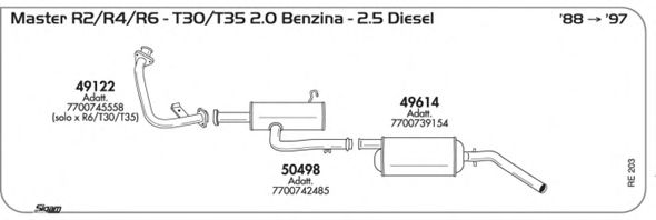 Система выпуска ОГ SIGAM RE203