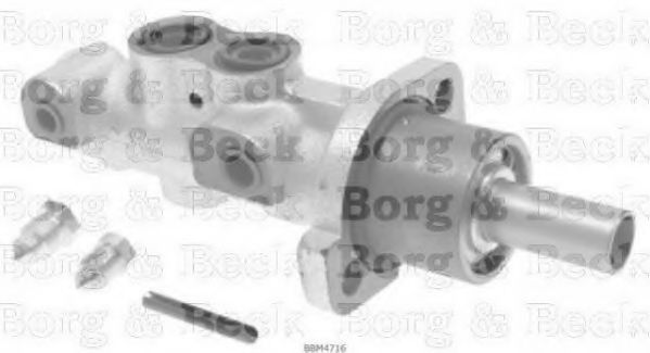 Главный тормозной цилиндр BORG & BECK BBM4716