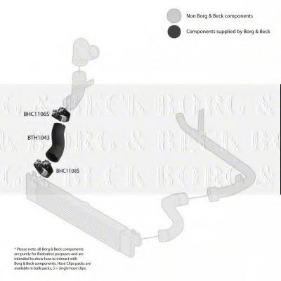 Трубка нагнетаемого воздуха MALÒ 16218