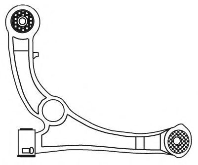 Рычаг независимой подвески колеса, подвеска колеса FRAP 2261