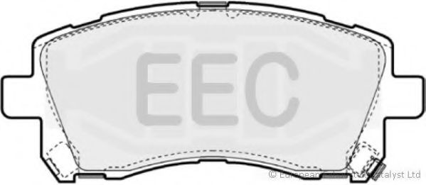 Комплект тормозных колодок, дисковый тормоз EEC BRP1070