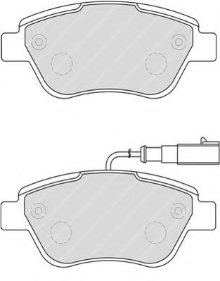 Комплект тормозных колодок, дисковый тормоз WAGNER WBP23705C