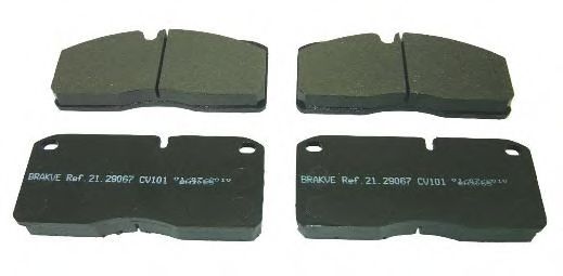 Комплект тормозных колодок, дисковый тормоз AIR FREN 21.29067