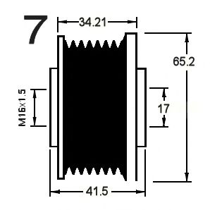 Механизм свободного хода генератора RPK 0381164
