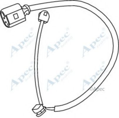 Указатель износа, накладка тормозной колодки APEC braking WIR5209