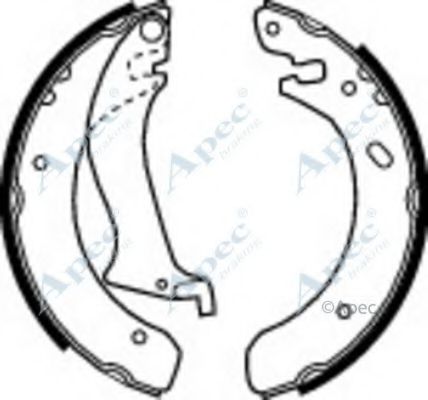 Тормозные колодки APEC braking SHU593