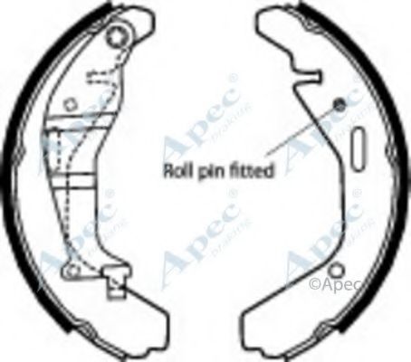 Тормозные колодки APEC braking SHU694